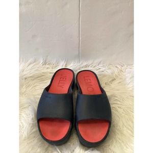 Lemon Jelly womens wedge slides